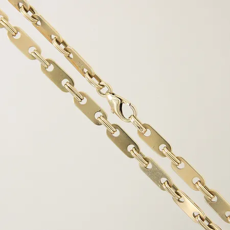 Collier längd:52cm bredd:5mm 14K Vikt: 34,7 g