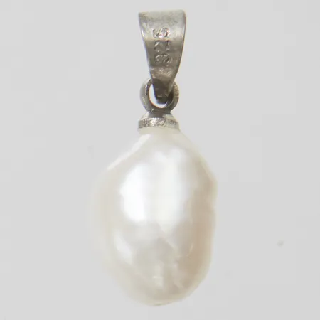 Hänge barock sötvattenpärla, 925/1000 silver Vikt: 1,1g Vikt: 1,1 g