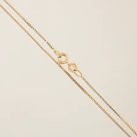 Kedja Venezia Balestra längd 41,5cm bredd 0,8mm 18K Vikt: 2,3 g