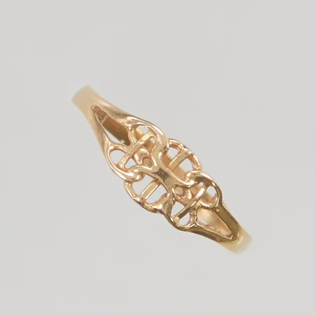 Ring X-länk stl17 bredd:1,9-5,7mm 18K 0,8g.