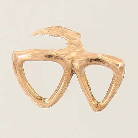 Guldbit, defekt, 18K Vikt: 1,5 g