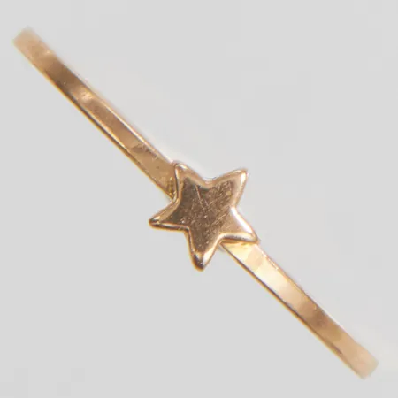 Ring stjärna Isabel Lennse stl:17½, bredd 1-4mm, 14K Vikt: 1,1g Vikt: 1,1 g