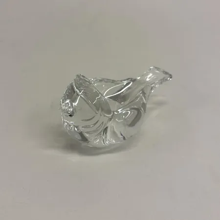 Ljusstake fågel Rosenthal Studio Line Tyskland, höjd ca 6cm, längd 10,5cm, glas