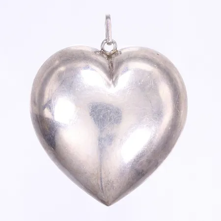 Hänge hjärta 72x57mm ihåligt 925/1000 silver Vikt: 37,2 g