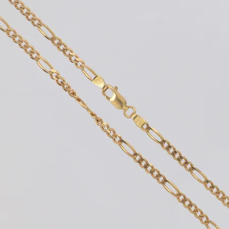 Kedja Figaro längd 45,5cm, bredd 2,8mm, 18K Vikt: 9,9 g