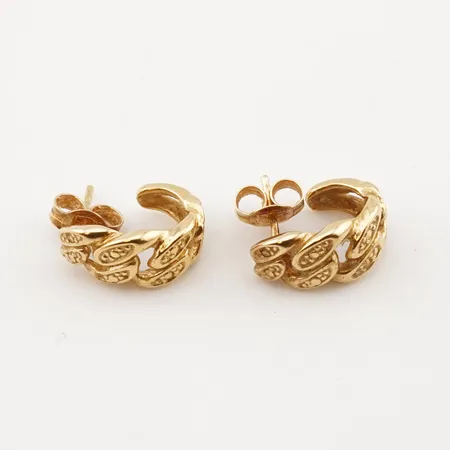 Örhängen, 13mm x 7mm, 18k Vikt: 2,8 g