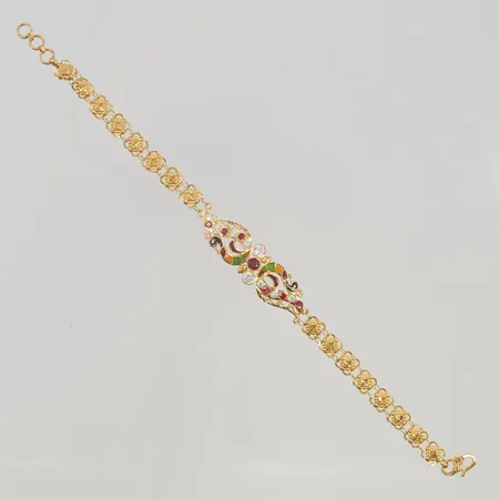 Armband 17-18,5cm bredd:6-11,3 mm 22K 5,1g.