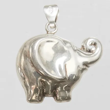 Hänge elefant GFAB, längd 42mm, 925/1000 silver Vikt: 8,0g Vikt: 8 g
