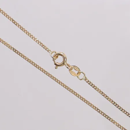 Kedja Pansar längd ca 46,5cm, bredd 1,2mm, 14K Vikt: 2,1 g