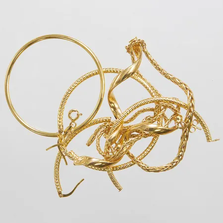 Diverse guld, defekta, 18K Vikt: 11,6 g