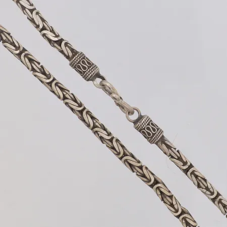 Kedja Kejsar längd ca 47,5cm, bredd 5,3mm, 925/1000 silver Vikt: 61,7 g
