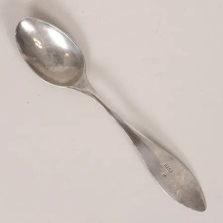 Kaffesked, längd 127mm, Nils Lorens Kjellberg (1772-1830), Kalmar, silver 830/1000 Vikt: 11,1 g