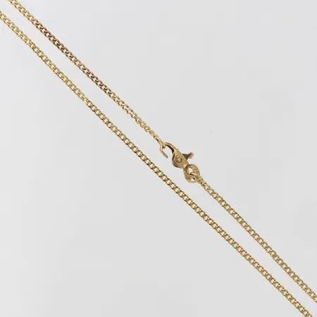 Kedja Pansar 53,5cm, bredd 1,5mm, lås i oädel metall, 18K Vikt: 5,1 g