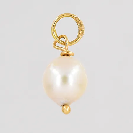 Hänge pärla Ø 6,8mm 18K Vikt: 0,6 g