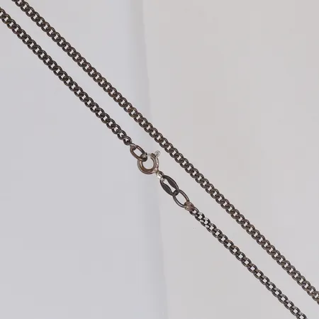 Kedja Pansar längd 47,5cm, bredd 2mm, 925/1000 silver Vikt: 4,8 g