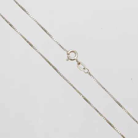 Kedja Venezia GHA längd 40cm, bredd 0,9mm, vitguld, 18K Vikt: 2,2 g
