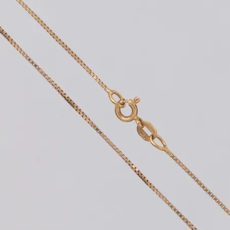 Kedja Venezia längd 46,5cm, bredd 1mm, 18K  Vikt: 2,7 g