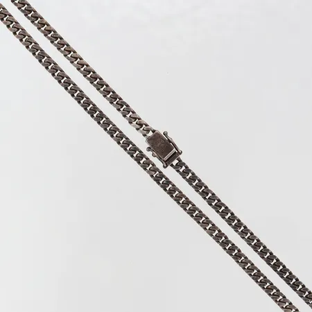Kedja Pansar 46,5cm, bredd 4,1mm, kistlås, Silver 925/1000 Vikt: 26,4 g