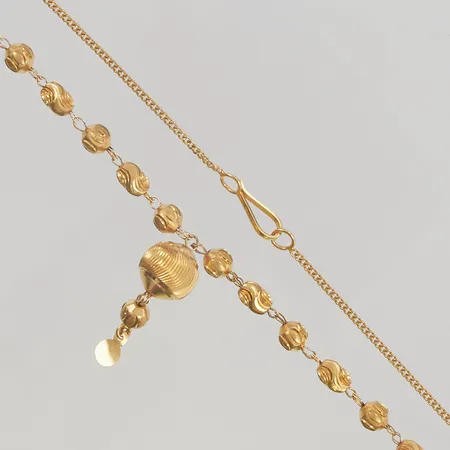 Collier 66cm bredd:1,8-6,1mm 21K 22,5g.