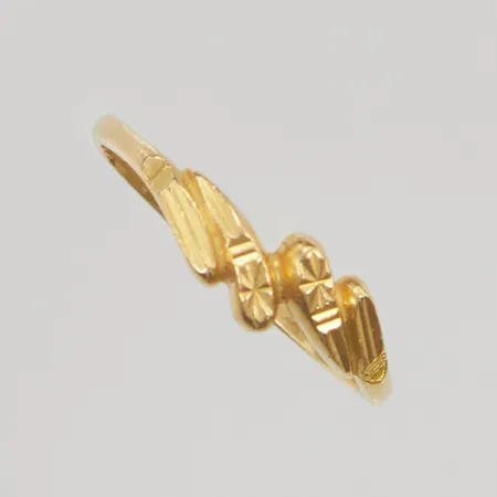 Ring stl: 17,5 bredd:1,9-5,5mm 22K 1,9g.