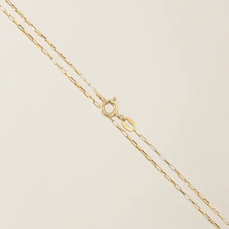 Kedja Ankar längd 41cm bredd 0,9mm, ojämnheter 18K Vikt: 1,5 g