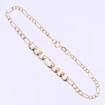 Armband 19cm bredd 3-7mm 18K Vikt: 1,6 g