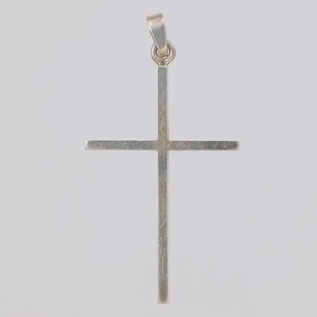 Hänge, kors längd 50mm, Rusch, 835/1000 silver Vikt: 4,6 g