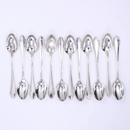 12 teskedar ca 11cm modell Haga 830/1000 silver Vikt: 118,5 g
