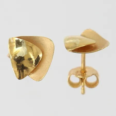 Ett par örhängen ca 8x10mm, 14K Vikt: 1,2 g