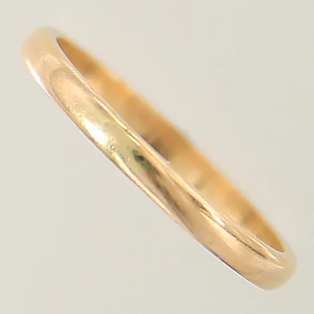 Ring stl 18¼ bredd 2mm 18K Vikt: 2,5 g