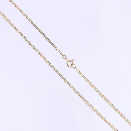 Halskedja pansar 46cm bredd 2mm 18K Vikt: 5,3 g