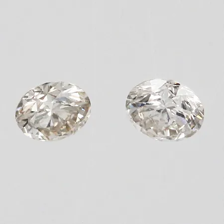 Lösa diamanter ca 2x0,09ct W-Si-P