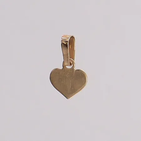 Hänge hjärta, höjd 1,2mm bredd 7,4mm, 14K Vikt: 0,2 g