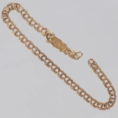Armband Bismarck, defekt, 18K  Vikt: 6 g