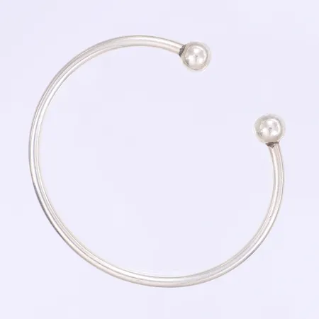 Armring Ø60mm bredd 3mm 925/1000 silver Vikt: 12,9 g