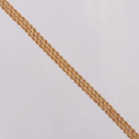 Armband längd 19cm bredd 5,7mm, 18K Vikt: 4,1 g