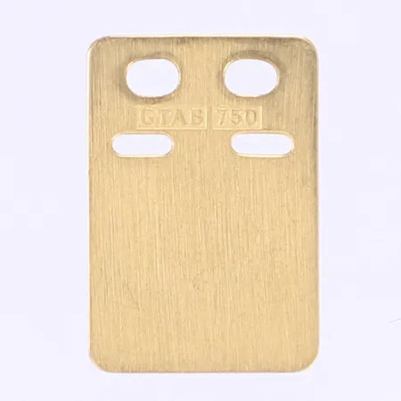 Hänge id-bricka gravyr 18K Vikt: 1 g