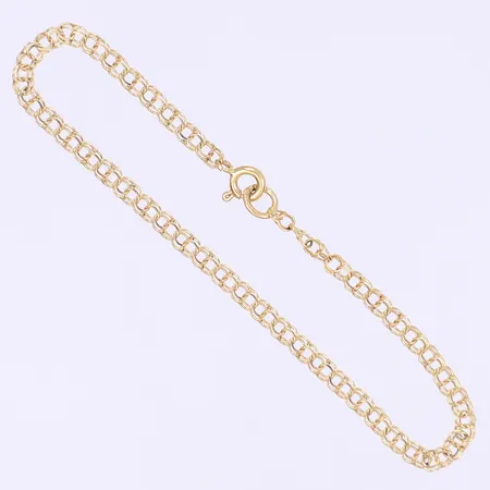Armband Bismarck 17cm bredd 3mm 18K Vikt: 1,9 g