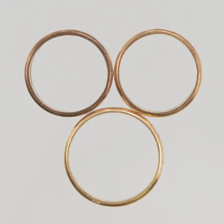 Ringar graverade stl16,5-19 18K, 11,5g.
