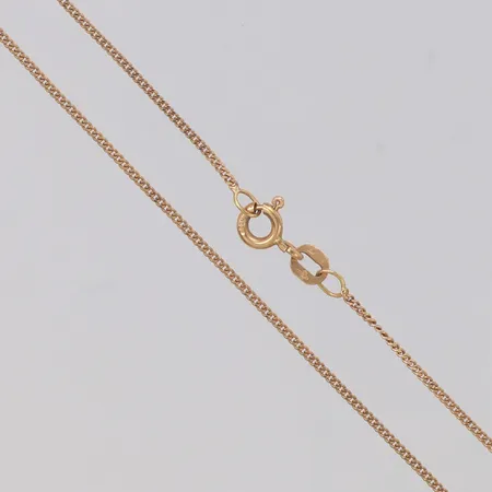Kedja Pansar längd 39,5cm, bredd 1mm, 18K  Vikt: 2 g