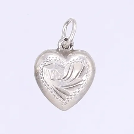 Hänge hjärta 17x11mm 925/1000 silver  Vikt: 0,9 g