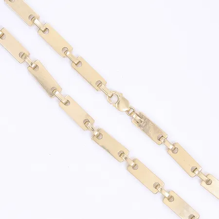 Halskedja ca 58cm bredd 3-11mm 14K Vikt: 115,2 g