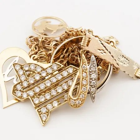 Diverse guld, 18k Vikt: 30,8 g