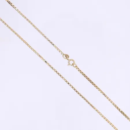 Halskedja Venezia ca 44,5cm bredd 2mm 18K  Vikt: 14,8 g