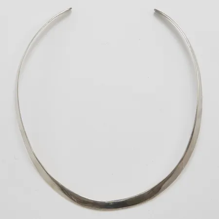 Collier stel halsring, justerbar storlek, 925/1000 silver Vikt: 32,7g Vikt: 32,7 g
