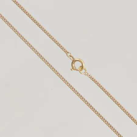 Kedja 45,5cm bredd:1,5mm 18K 4,3g.