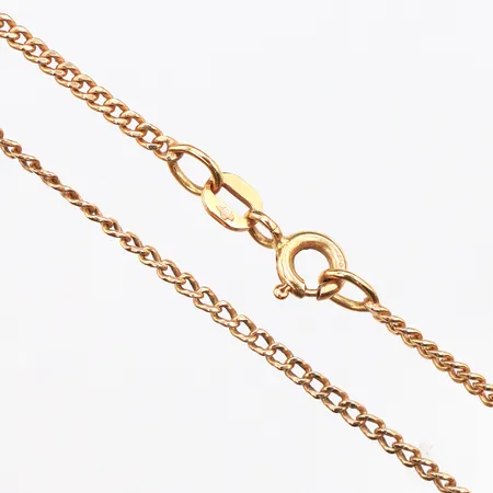 Kedja Pansar, längd:55cm, bredd:1,5mm, 18K. Vikt: 5,3 g