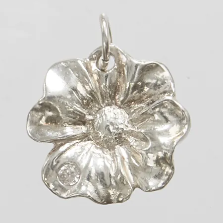 Hänge blomma 26mm, 999/1000 silver Vikt: 8,6g Vikt: 8,6 g