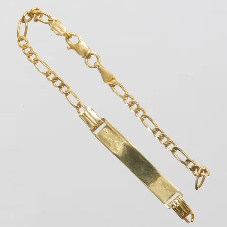 Armband defekt, gravyr, 14K Vikt: 3,2 g