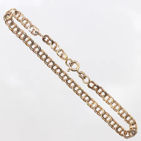 Armband Bismarck, längd:20cm, bredd:4,4mm, förgyllt silver 830/1000. Vikt: 3,9 g